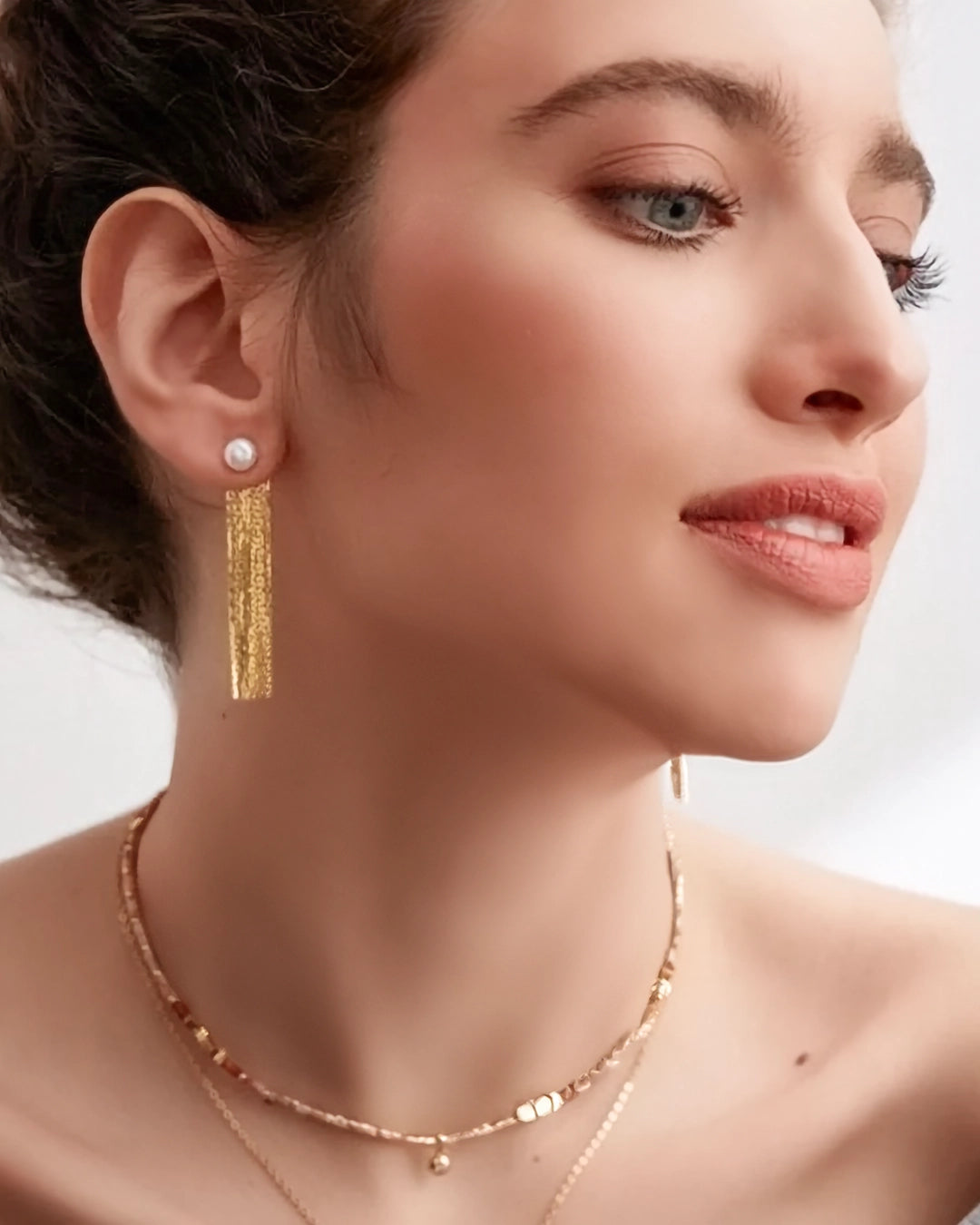 Gleaming Fringe Earrings