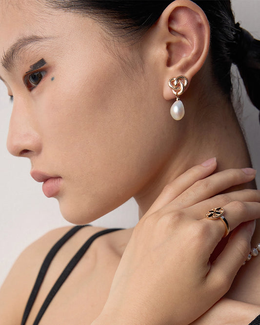 Serpent Knot Earrings