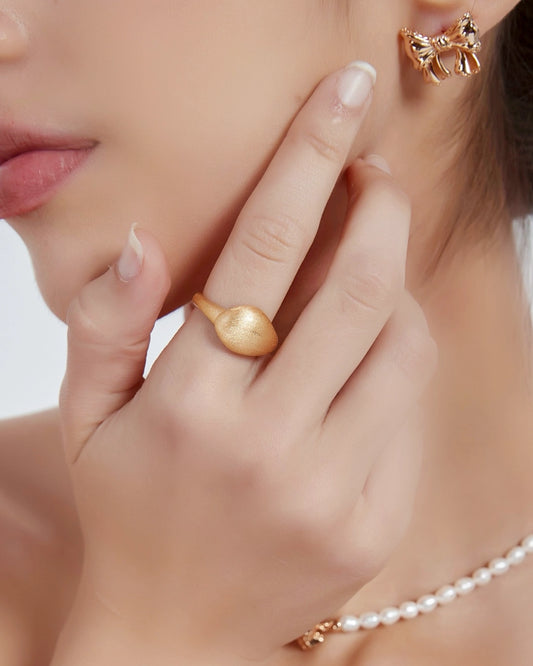 Satin Curve Ring