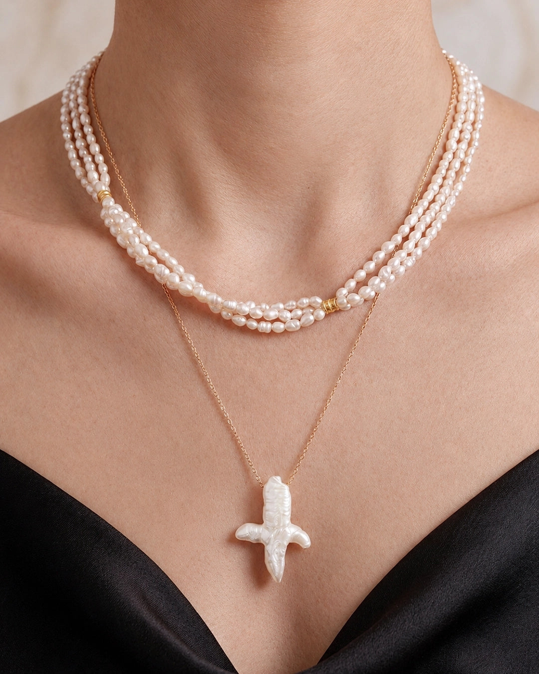 Knotted Lace Necklace